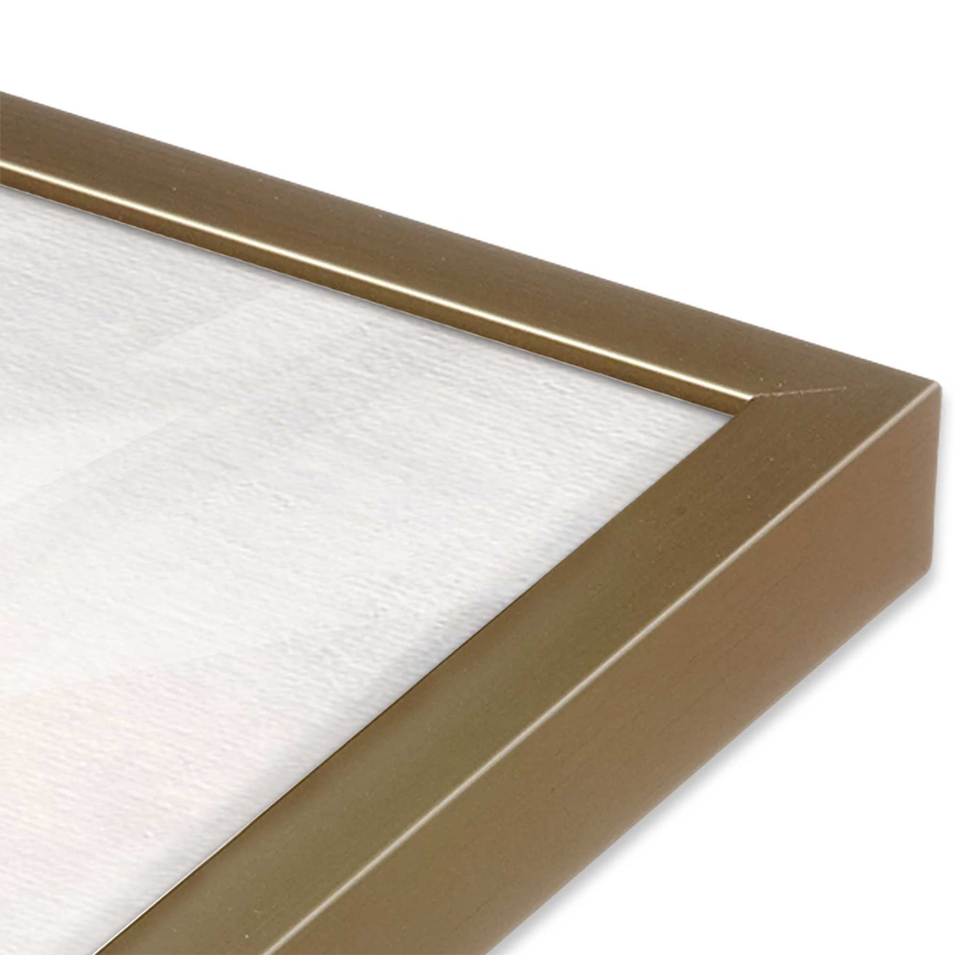 [Color:Brushed Gold], Picture of art in a Brushed Gold frame of the corner #2
