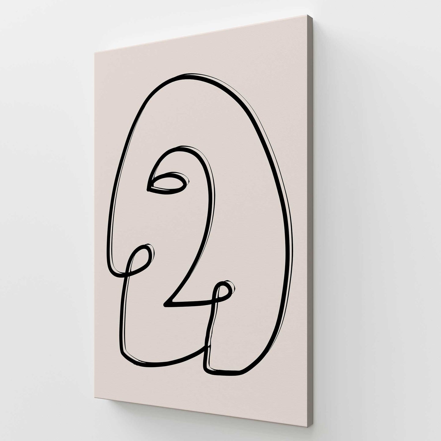 [Color:Stretched Canvas], Picture of art at an angle