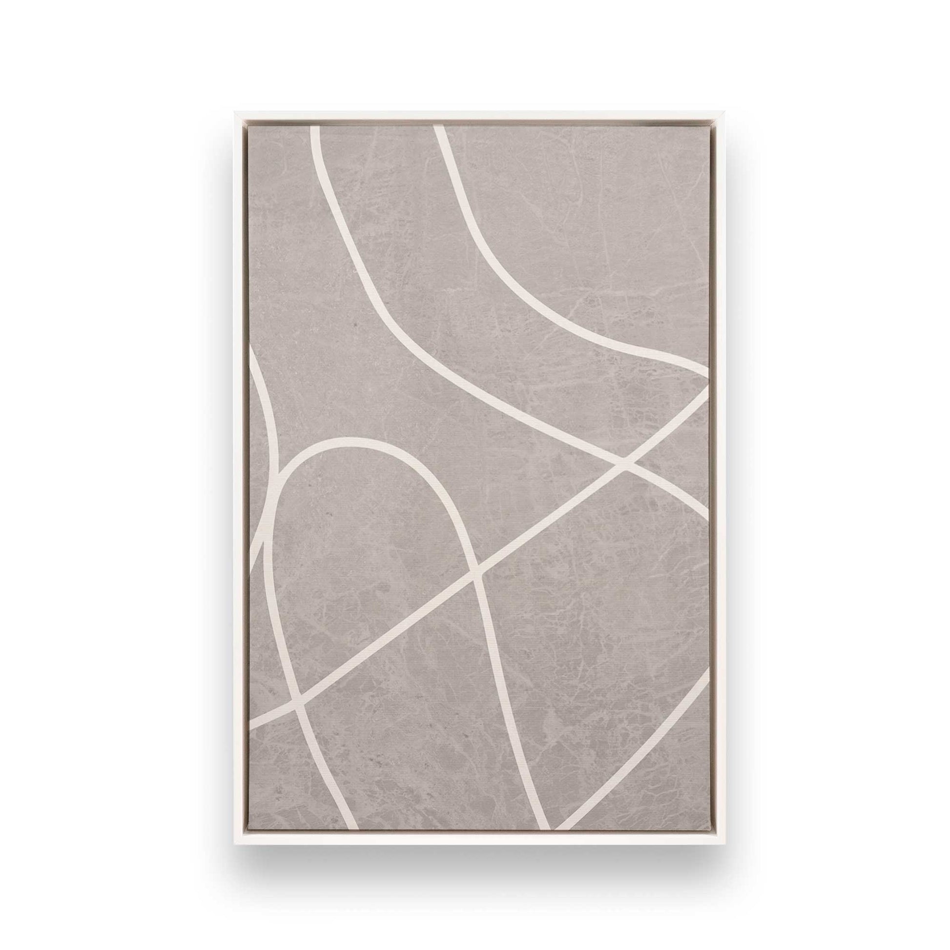 [Color:Opaque White], Picture of art in a White frame