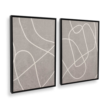 [Color:Satin Black], Picture of art in a Satin Black frame at an angle