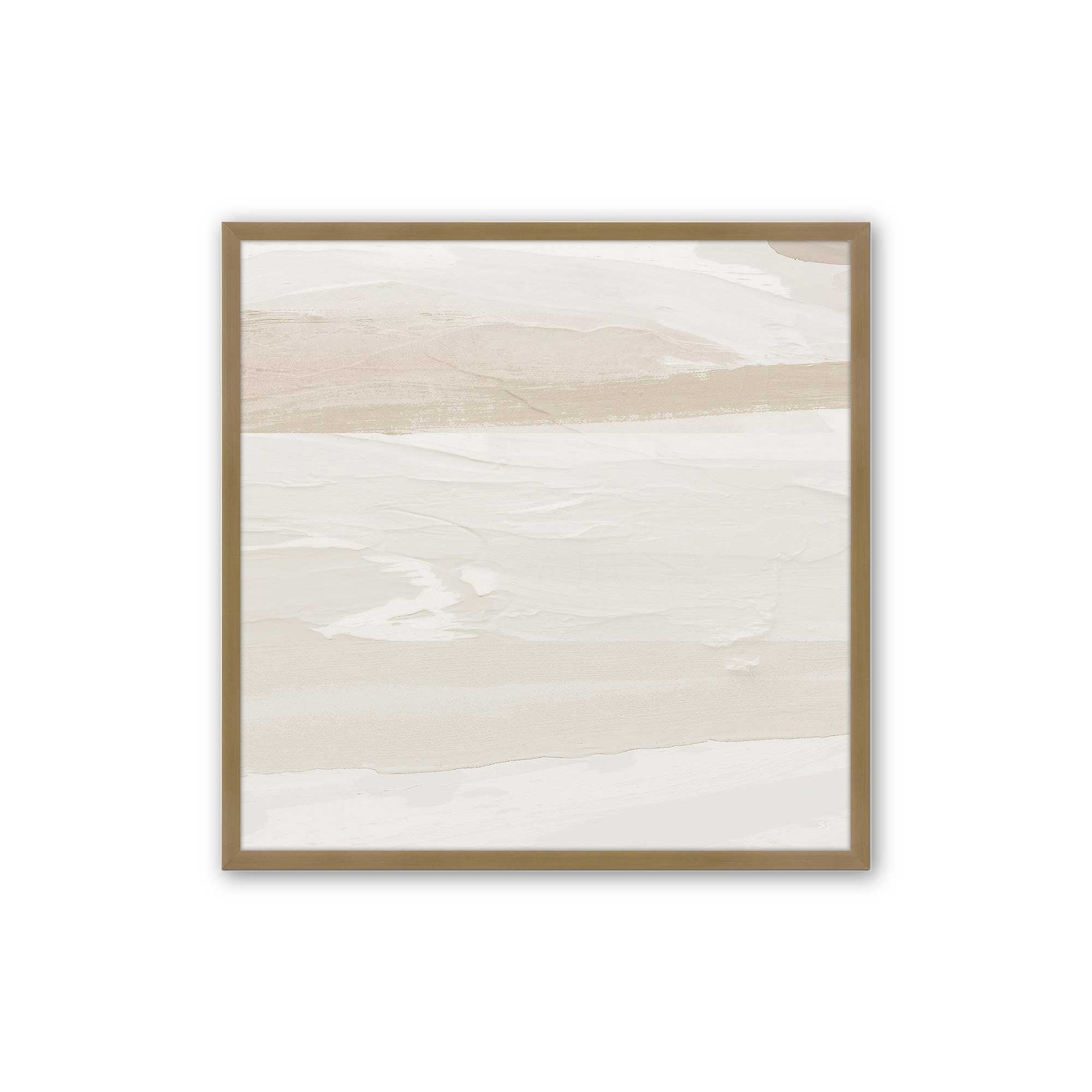 [Color:Brushed Gold], Picture of art in a Brushed Gold frame