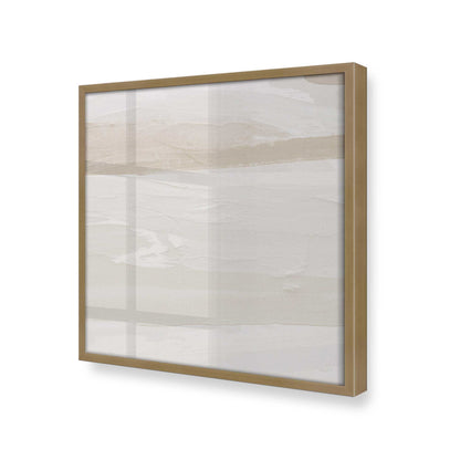 [Color:Brushed Gold], Picture of art in a Brushed Gold frame at an angle