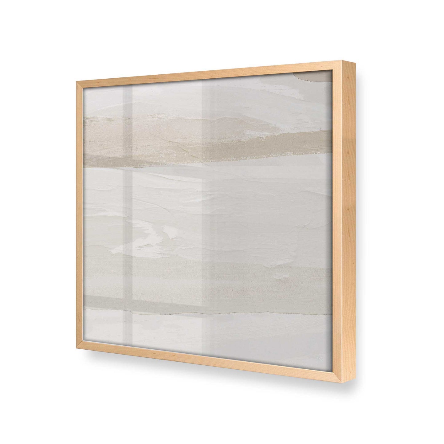 [Color:Raw Maple], Picture of art in a Raw Maple frame at an angle