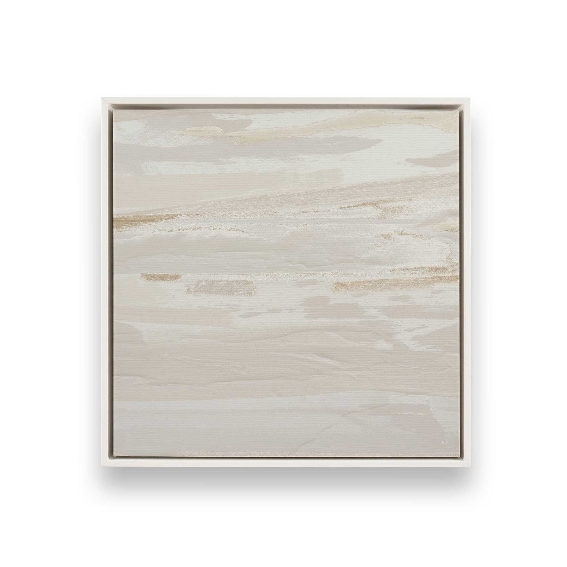 [Color:Opaque White], Picture of art in a White frame