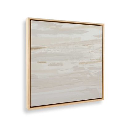 [Color:American Maple], Picture of art in a American Maple frame at an angle