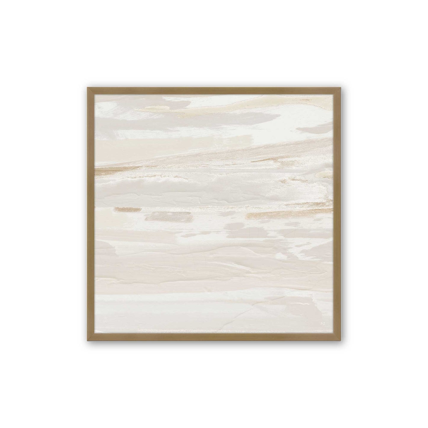 [Color:Brushed Gold], Picture of art in a Brushed Gold frame