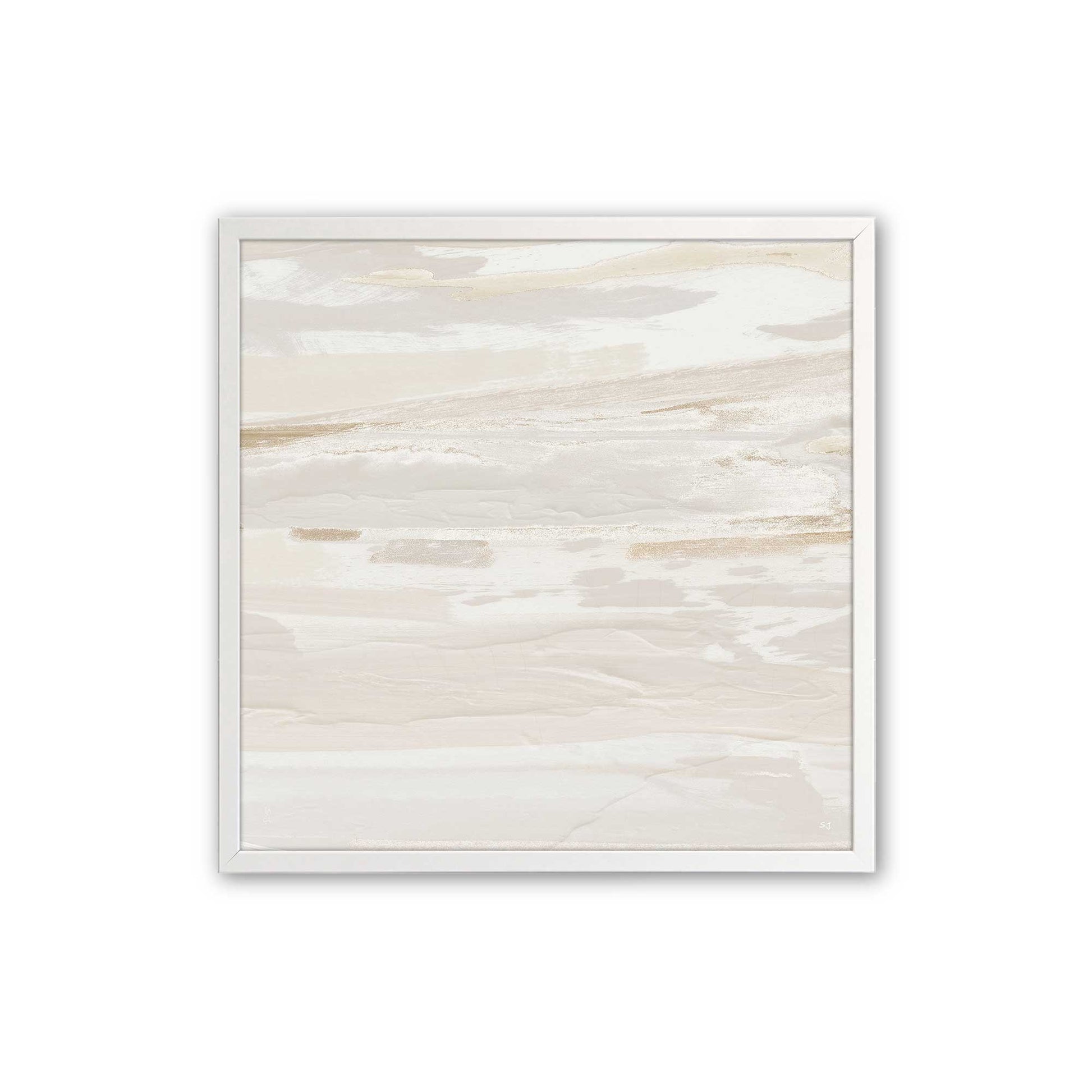 [Color:Opaque White], Picture of art in a Opaque White frame