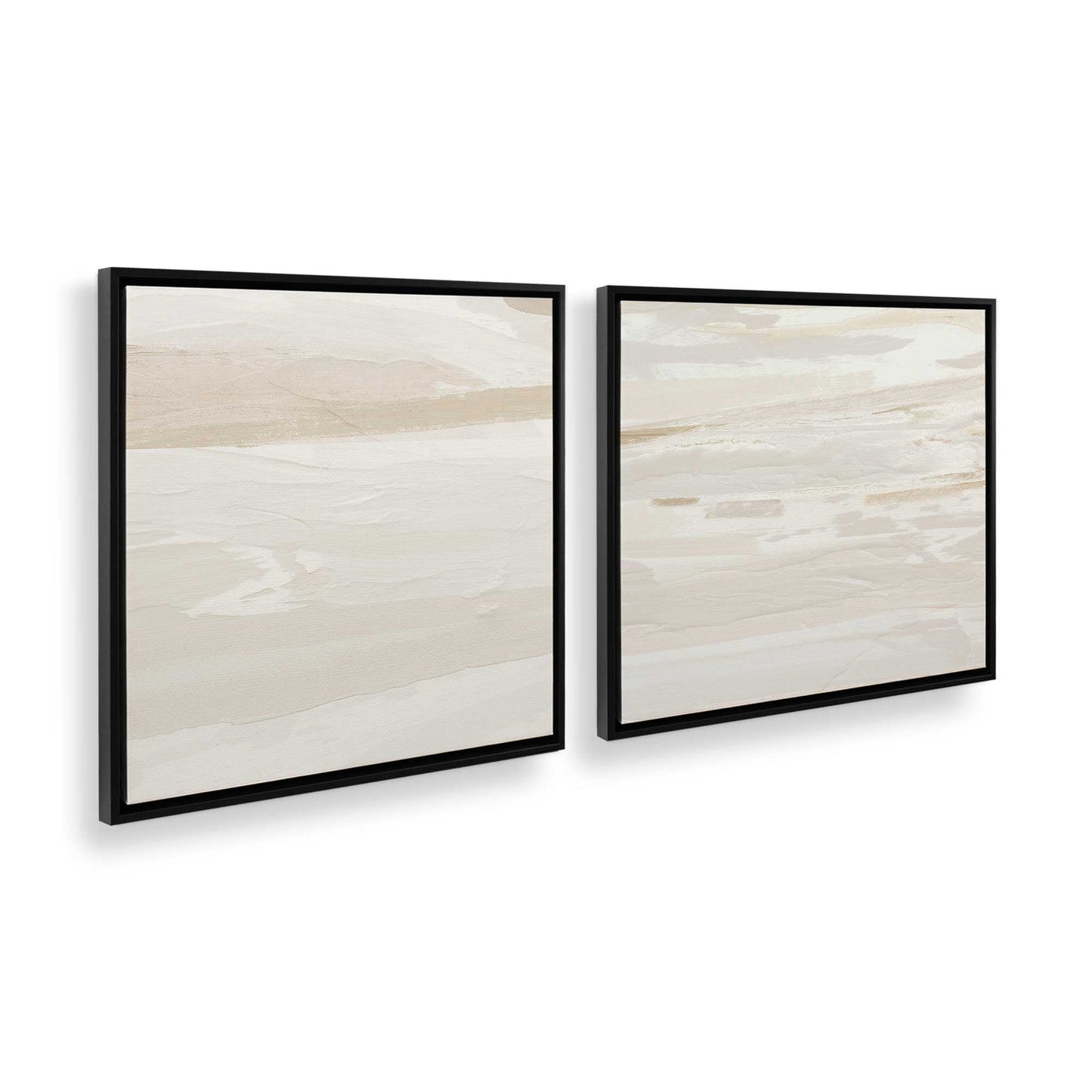 [Color:Satin Black], Picture of art in a Satin Black frame at an angle