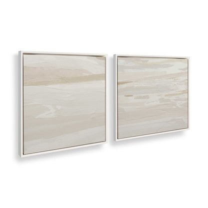 [Color:Opaque White] Picture of art in a White frame at an angle