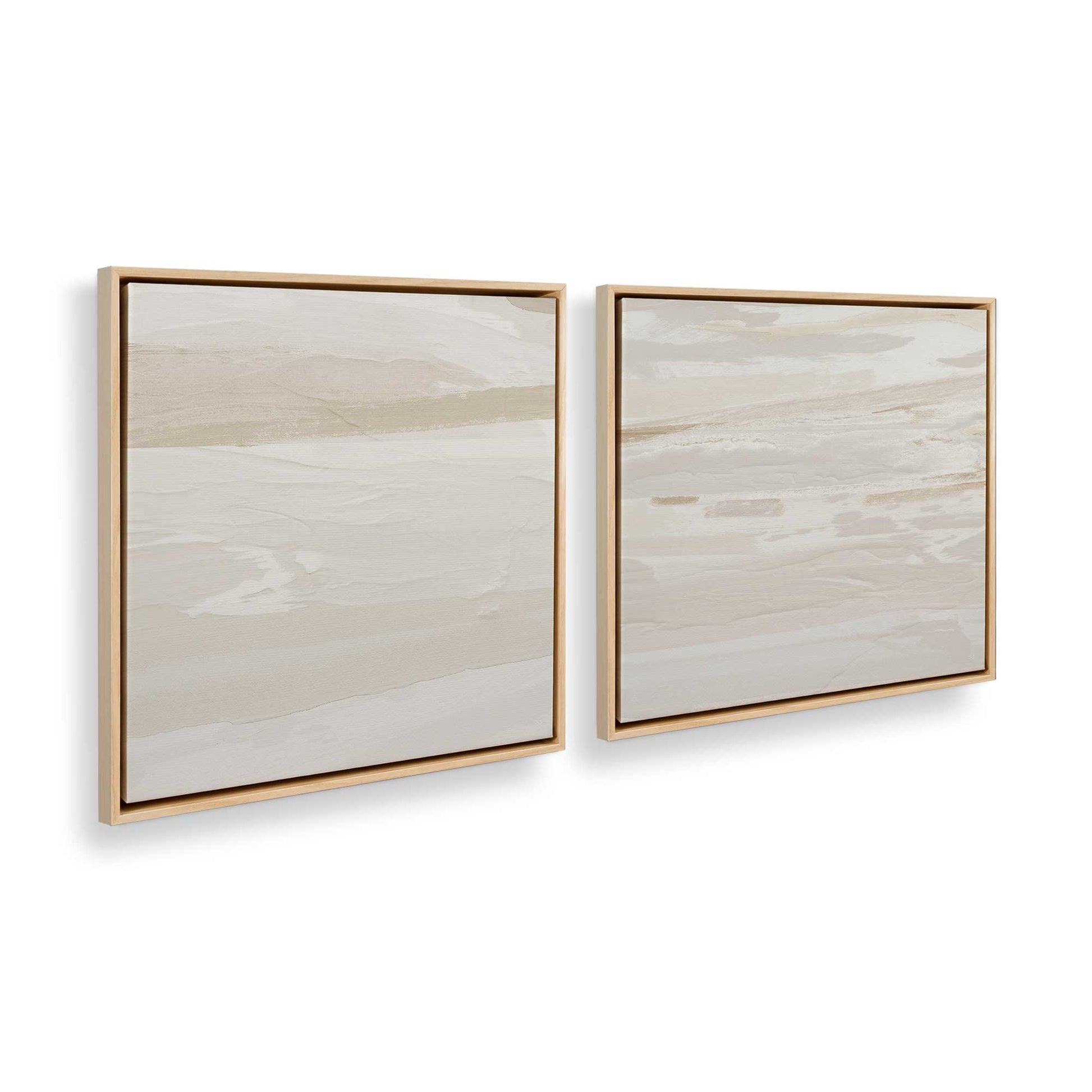 [Color:American Maple] Picture of art in a American Maple frame at an angle