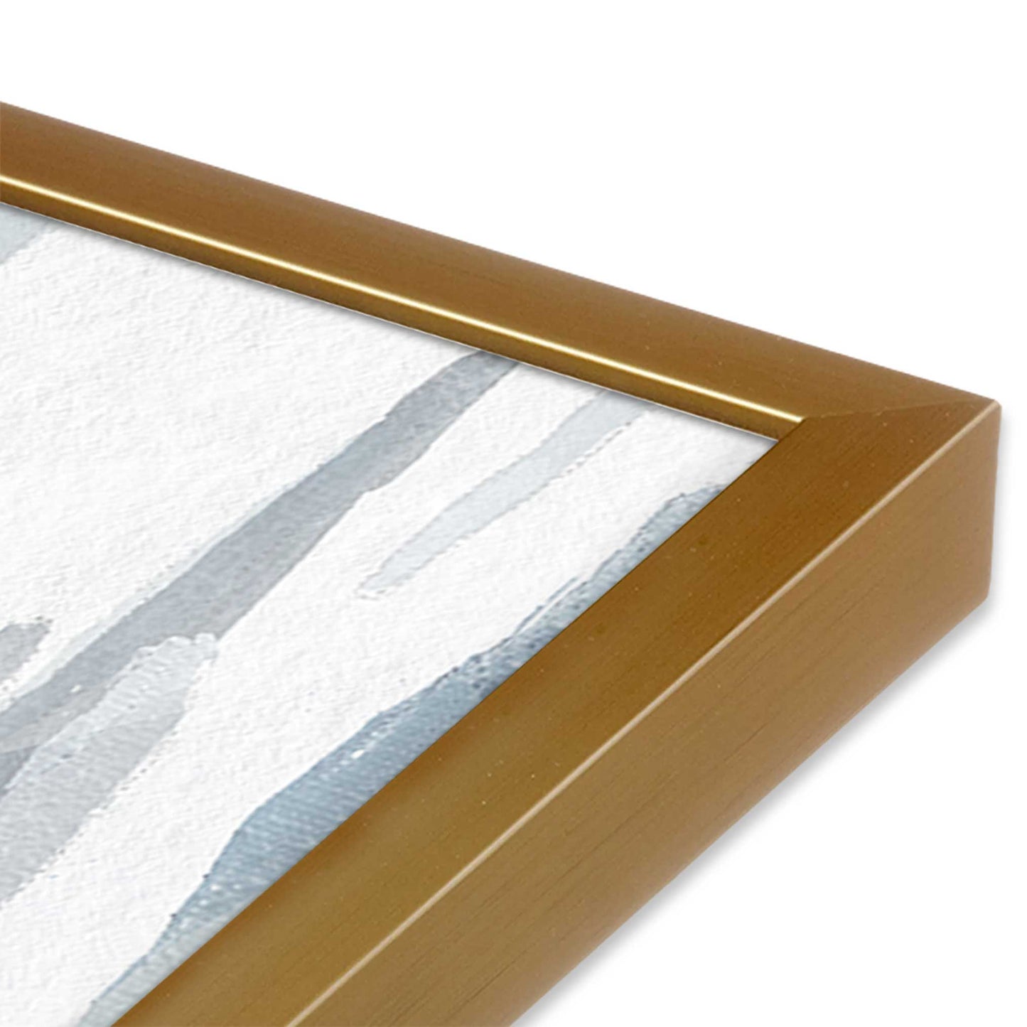 [Color:Polished Gold], Picture of art in a Polished Gold frame of the corner