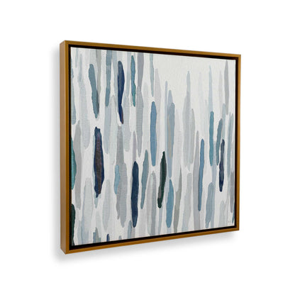 [Color:Polished Gold], Picture of art in a Polished Gold frame at an angle