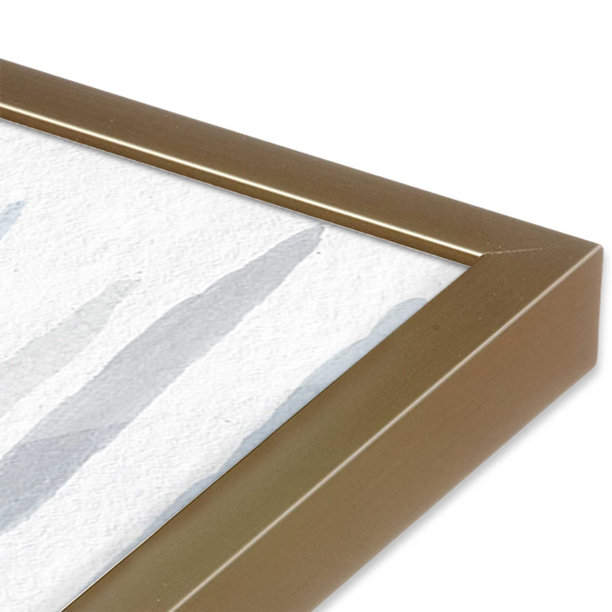 [Color:Brushed Gold], Picture of art in a Brushed Gold frame of the corner #2