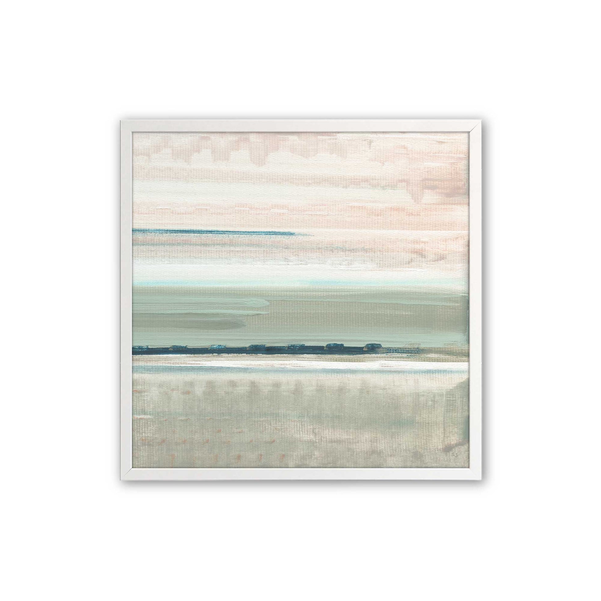 [Color:Opaque White], Picture of art in a Opaque White frame