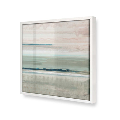 [Color:Opaque White], Picture of art in a Opaque White frame at an angle