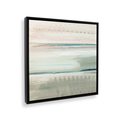 [Color:Satin Black], Picture of art in a Satin Black frame at an angle