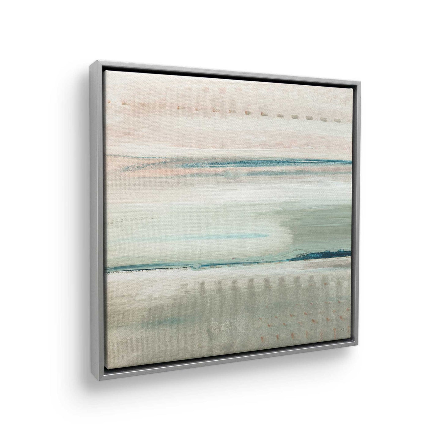 [Color:Polished Chrome], Picture of art in a Polished Chrome frame at an angle