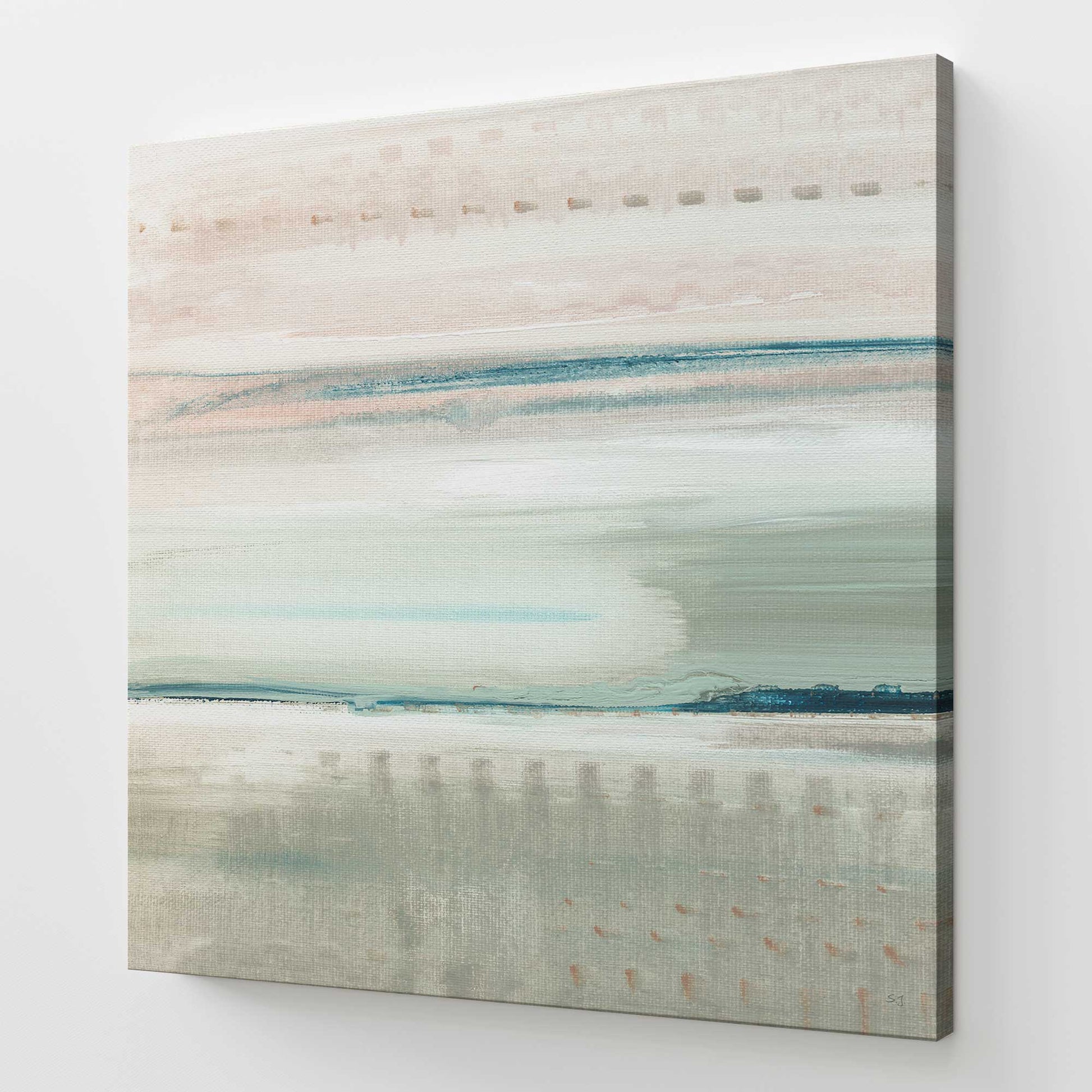 [Color:Stretched Canvas], Picture of art at an angle