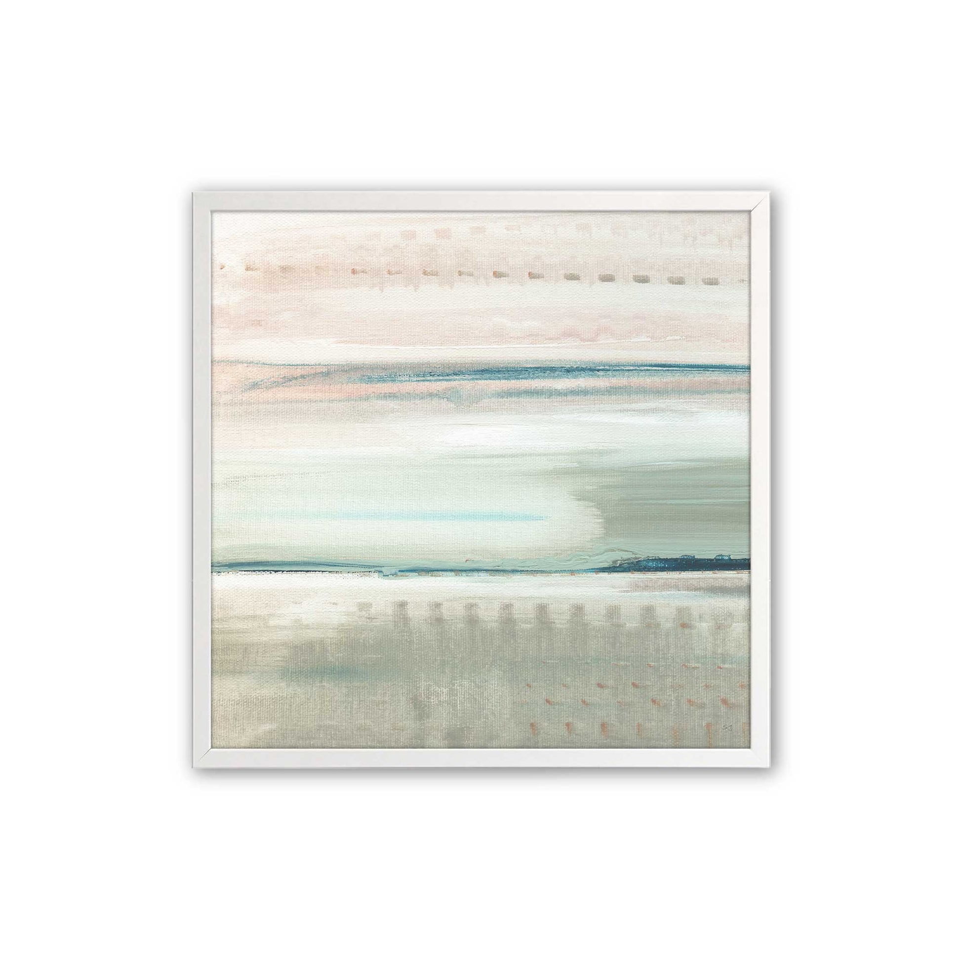 [Color:Opaque White], Picture of art in a Opaque White frame