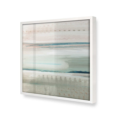 [Color:Opaque White], Picture of art in a Opaque White frame at an angle