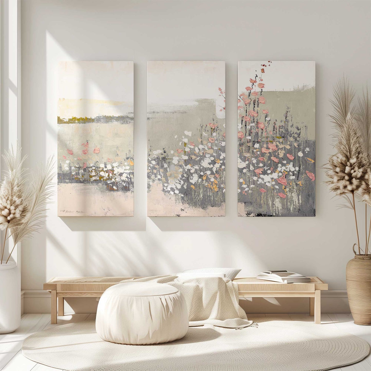 [Color:Stretched Canvas], Picture of art in a room