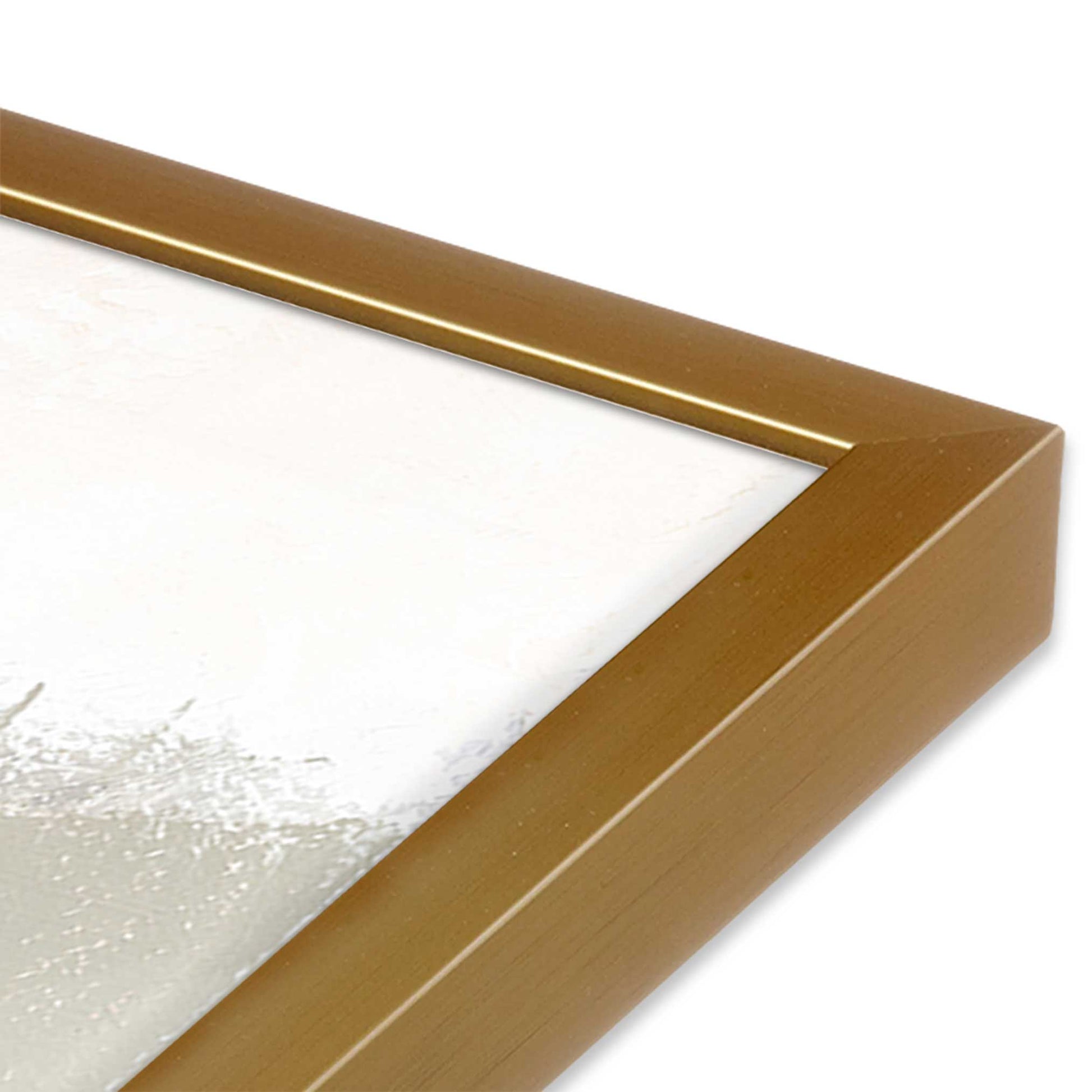 [Color:Polished Gold], Picture of art in a Polished Gold frame of the corner