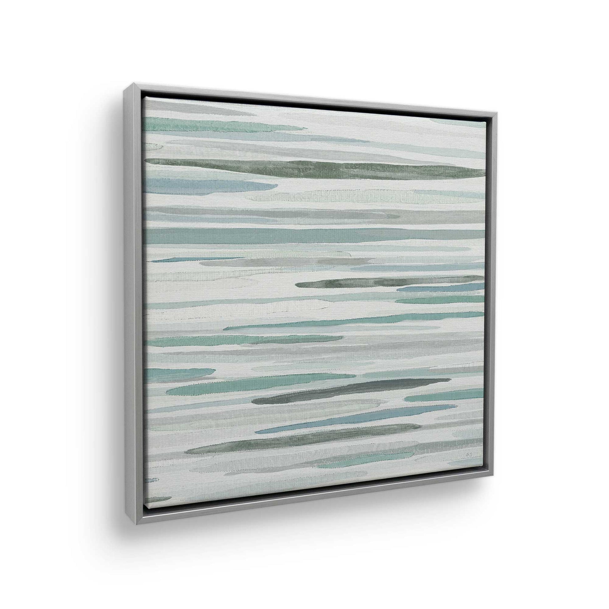 [Color:Polished Chrome], Picture of art in a Polished Chrome frame at an angle