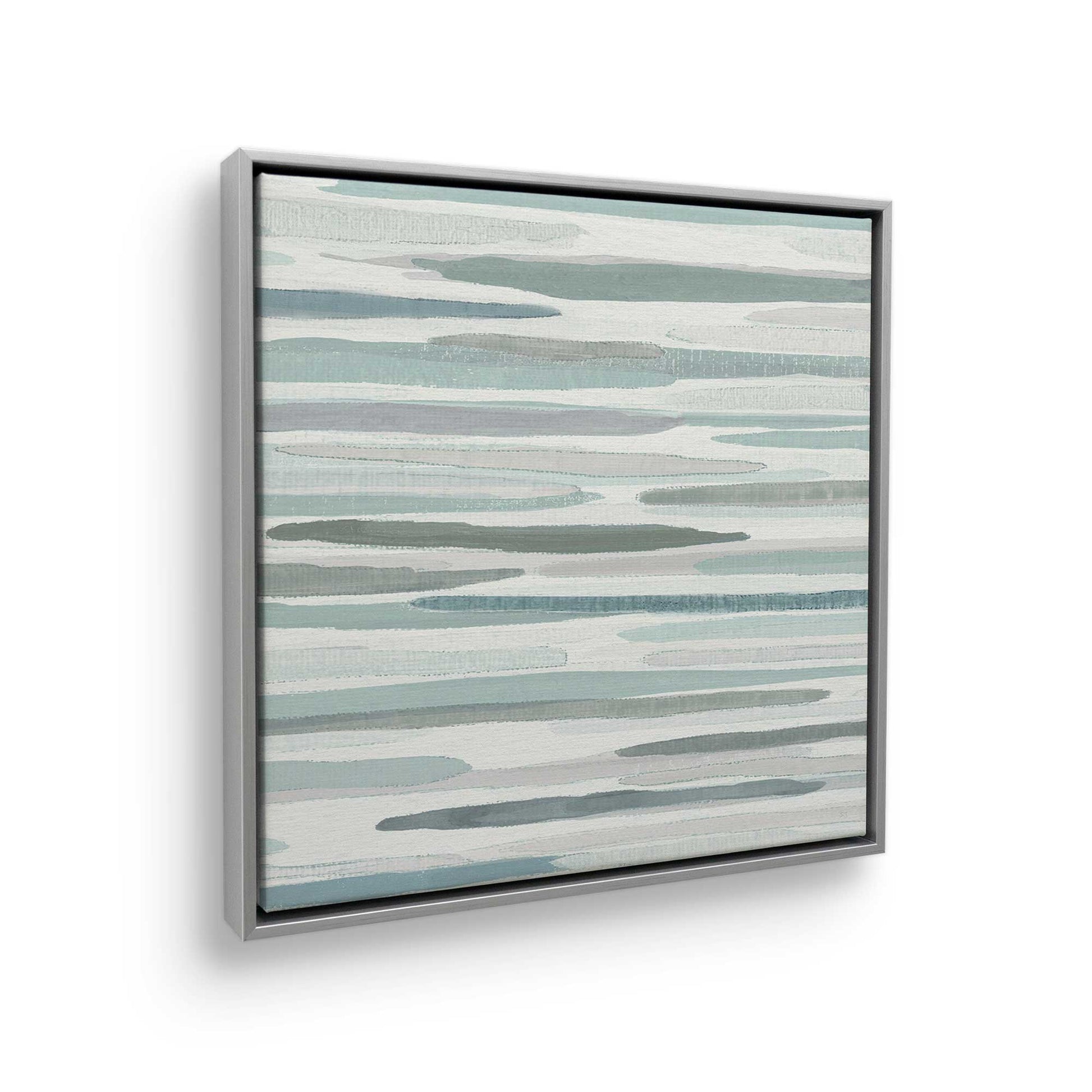 [Color:Polished Chrome], Picture of art in a Polished Chrome frame at an angle