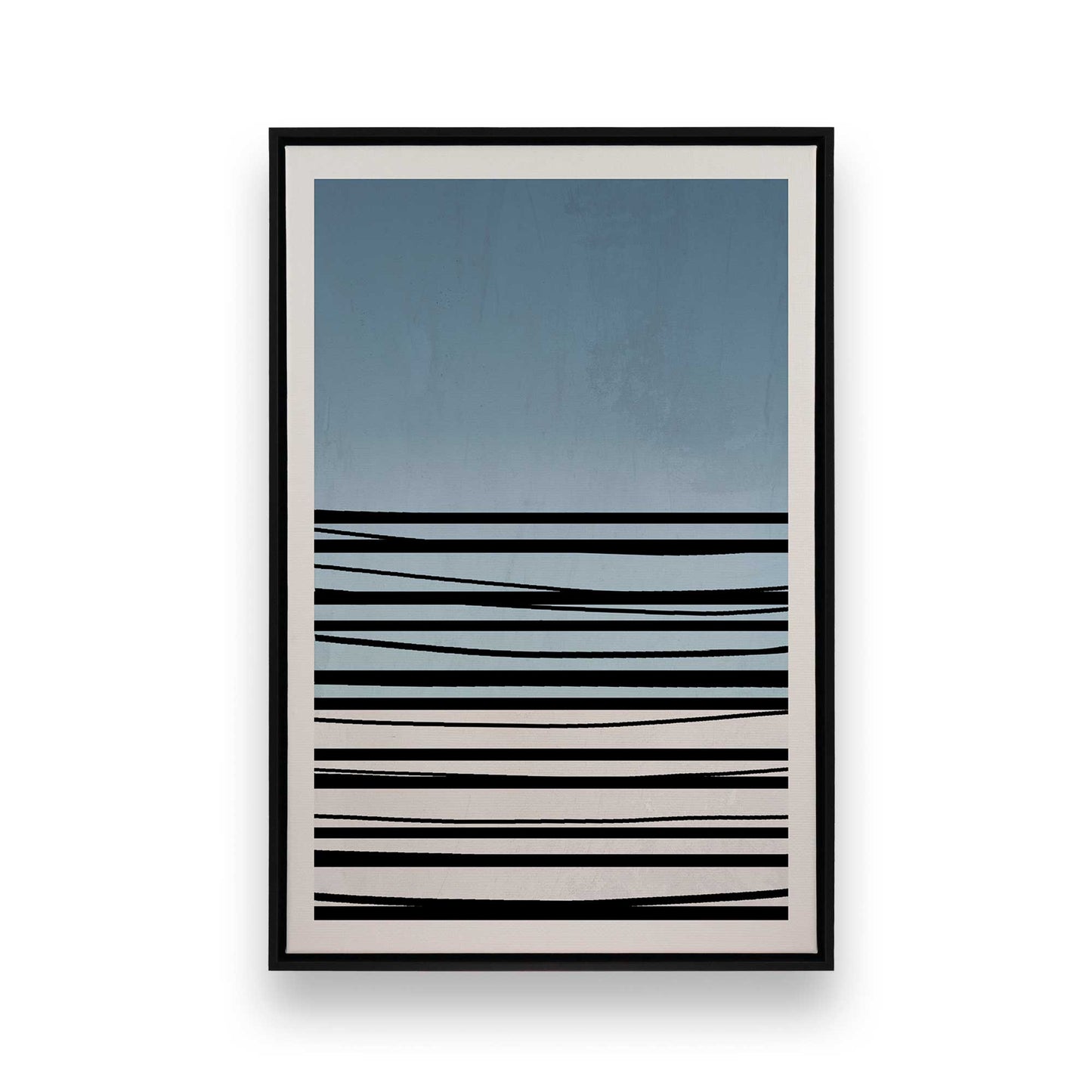 [Color:Satin Black], Picture of art in a Satin Black frame