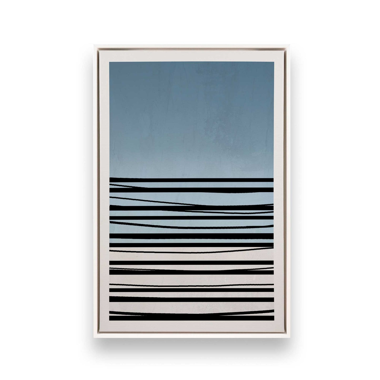 [Color:Opaque White], Picture of art in a White frame