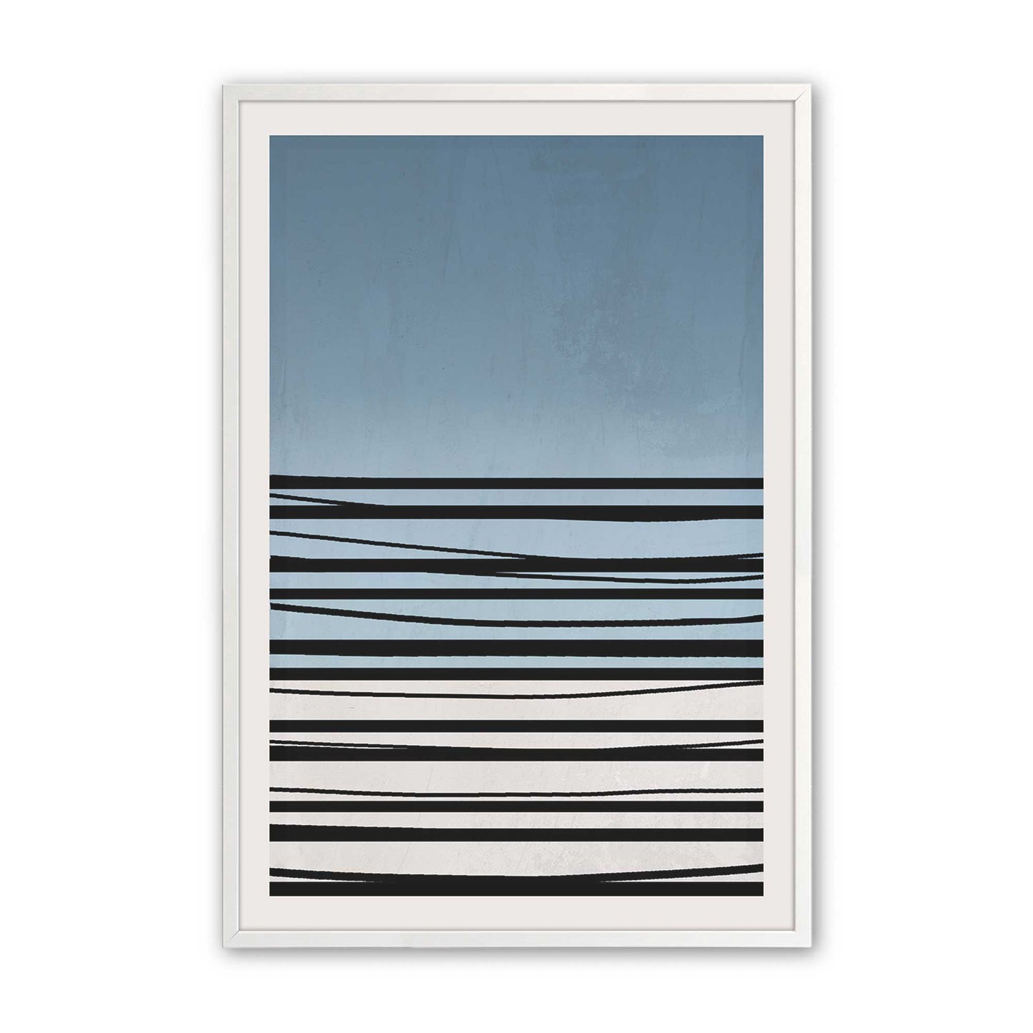 [Color:Opaque White], Picture of art in a Opaque White frame