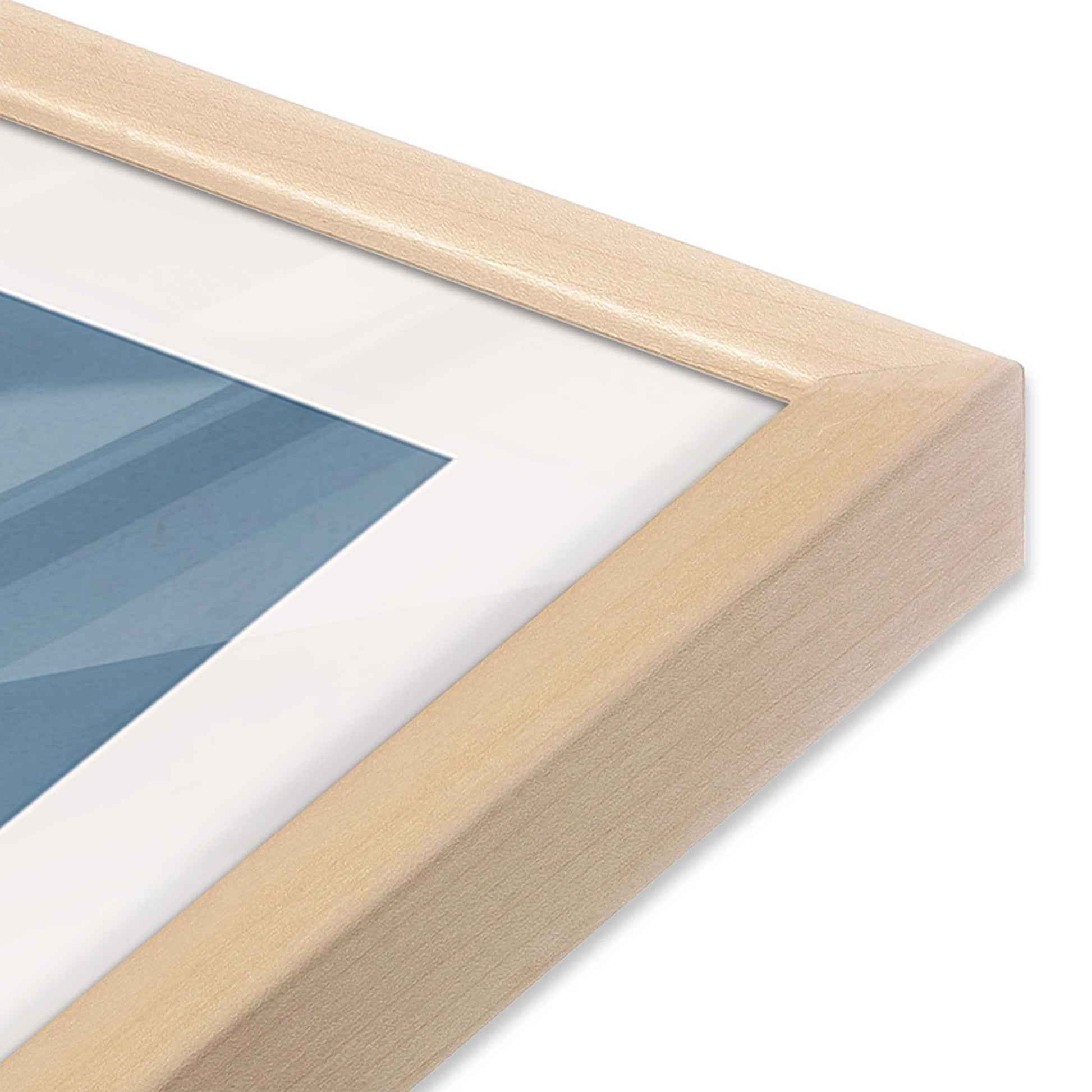 [Color:Raw Maple], Picture of art in a Raw Maple frame of the corner