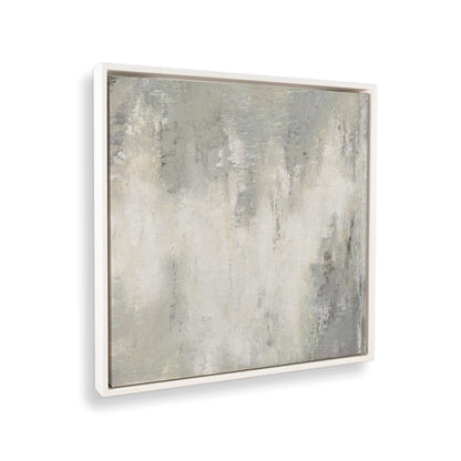 [Color:Opaque White], Picture of art in a White frame at an angle