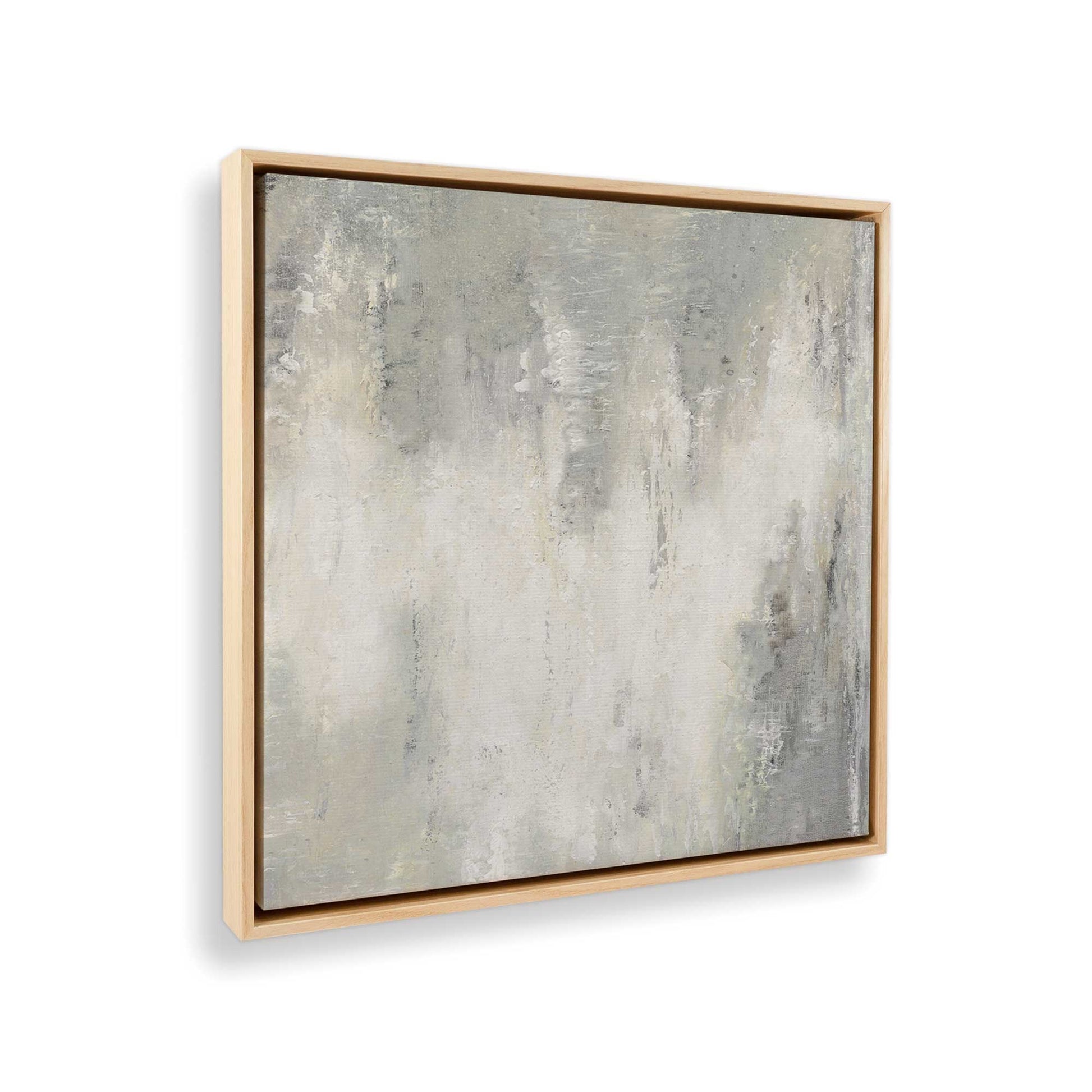 [Color:American Maple], Picture of art in a American Maple frame at an angle