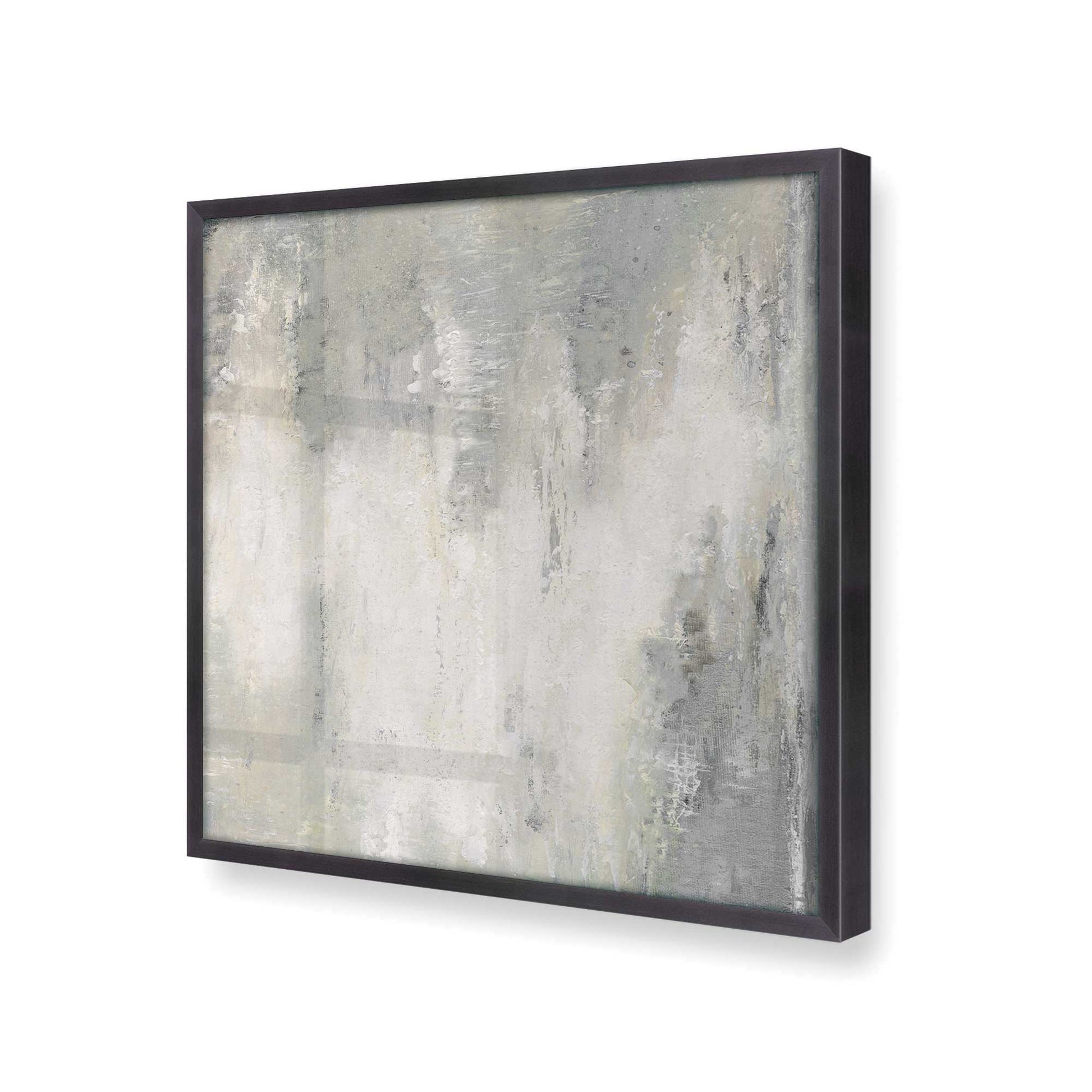 [Color:Weathered Zinc], Picture of art in a Weathered Zinc frame at an angle