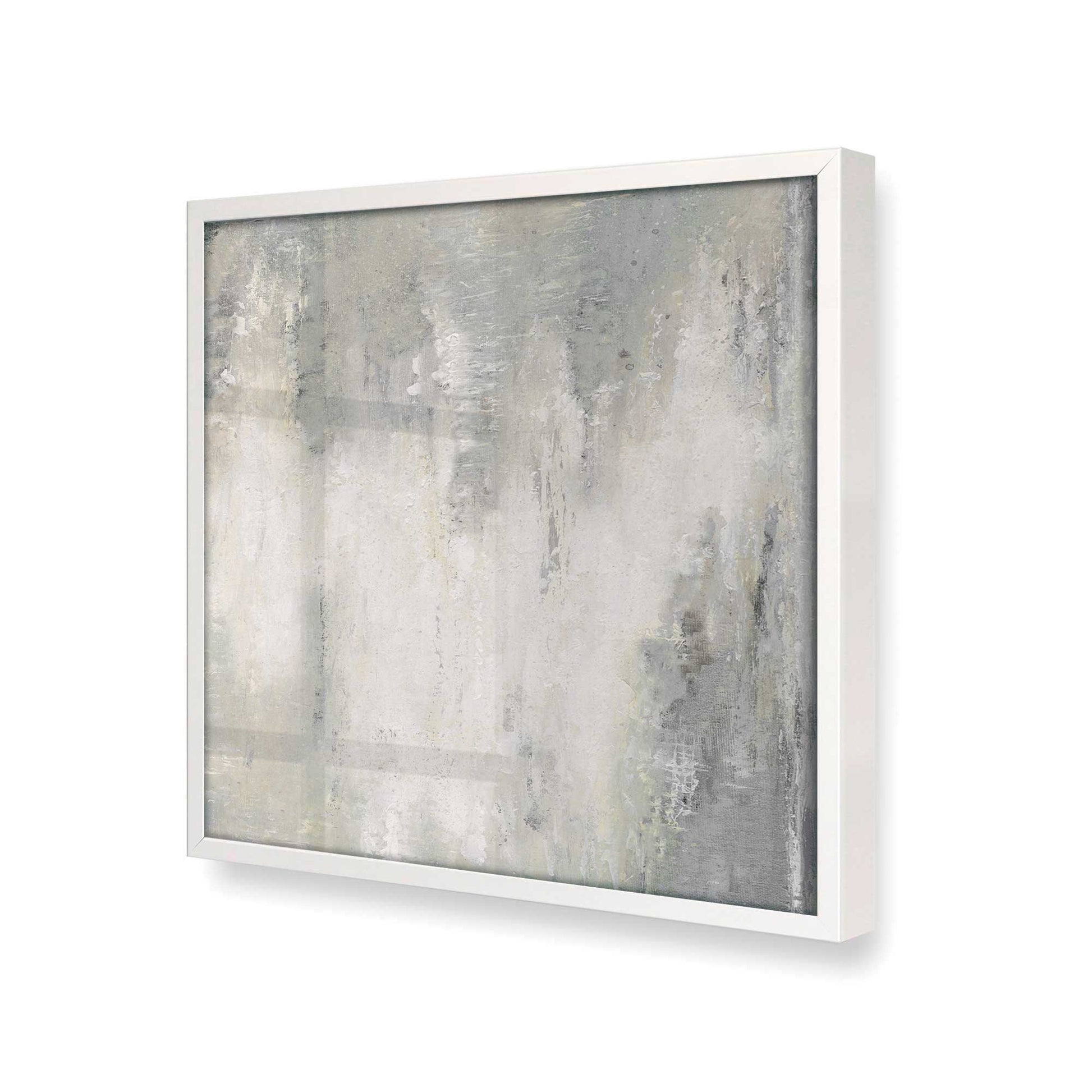 [Color:Opaque White], Picture of art in a Opaque White frame at an angle