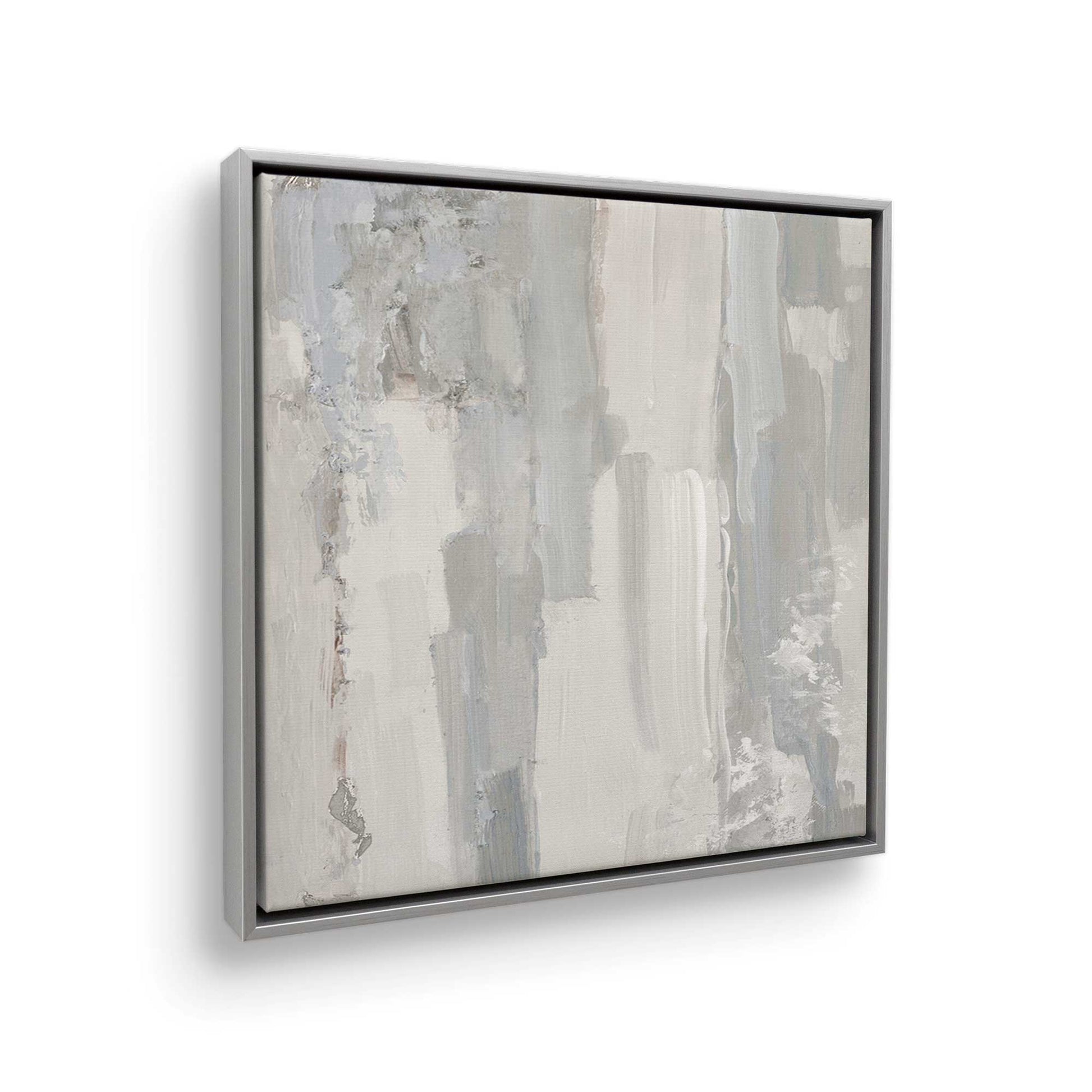 [Color:Polished Chrome], Picture of art in a Polished Chrome frame at an angle