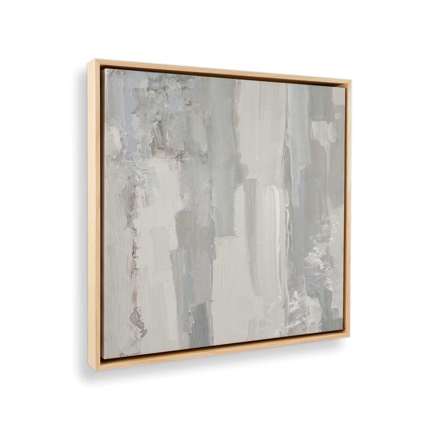 [Color:American Maple], Picture of art in a American Maple frame at an angle