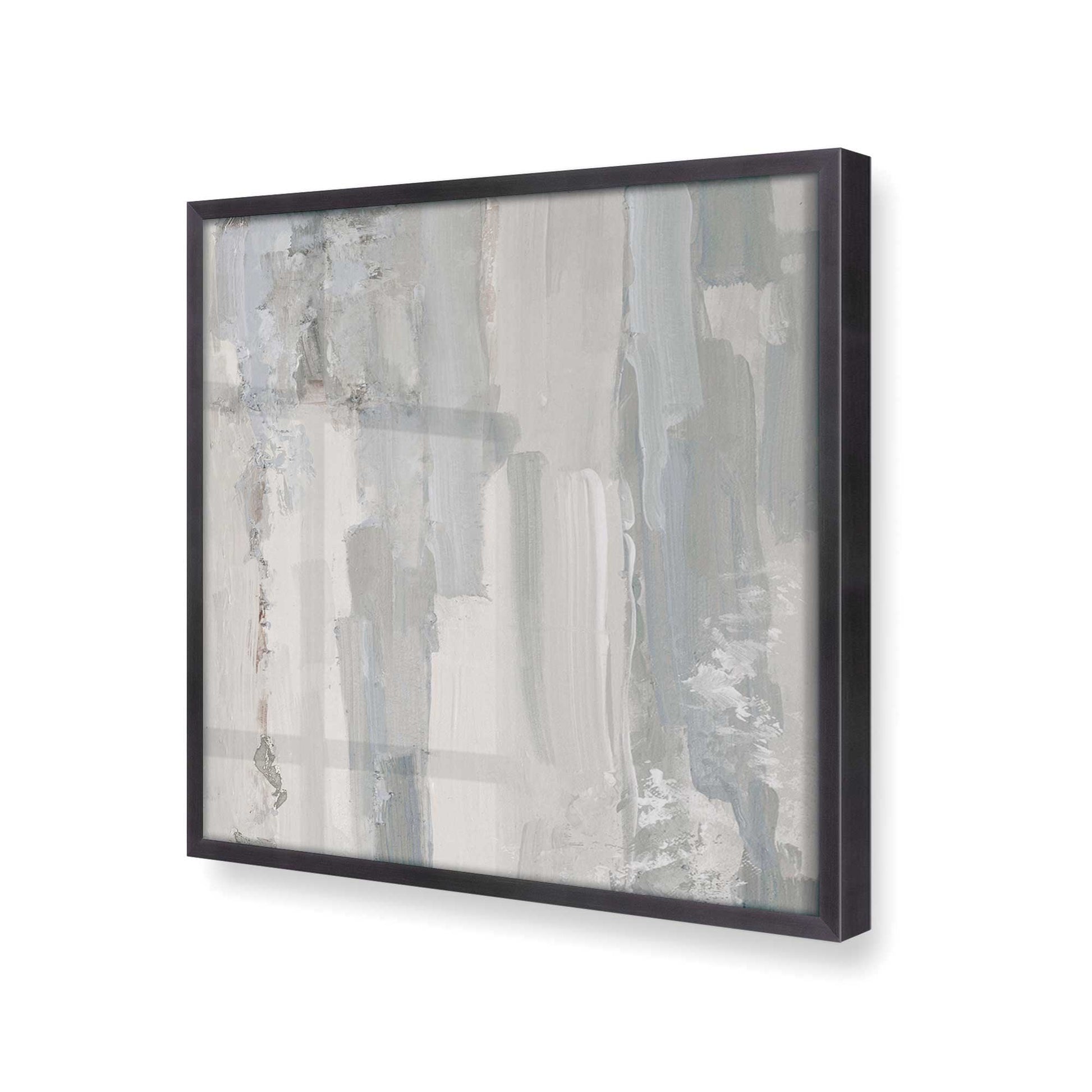 [Color:Weathered Zinc], Picture of art in a Weathered Zinc frame at an angle