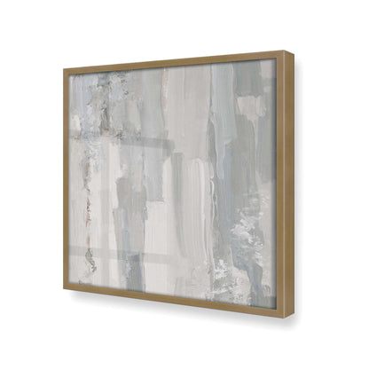 [Color:Brushed Gold], Picture of art in a Brushed Gold frame at an angle