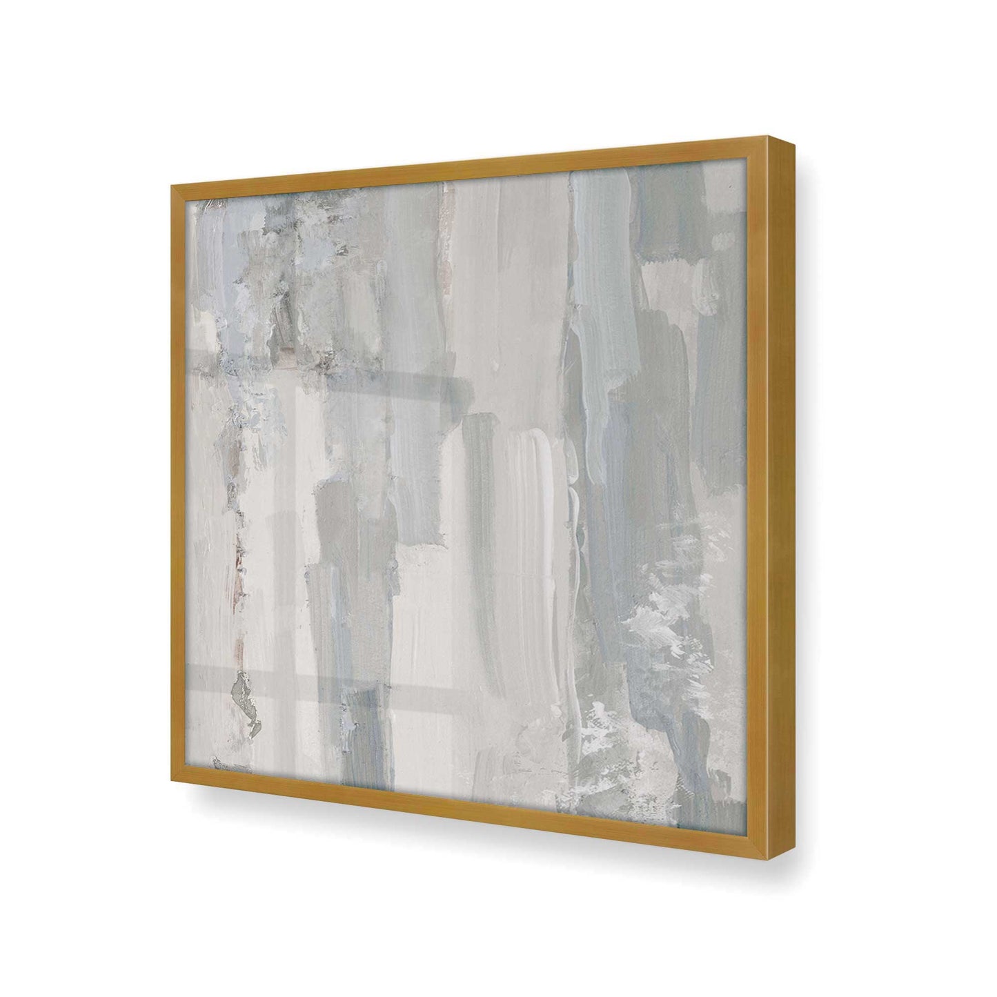 [Color:Polished Gold], Picture of art in a Polished Gold frame at an angle