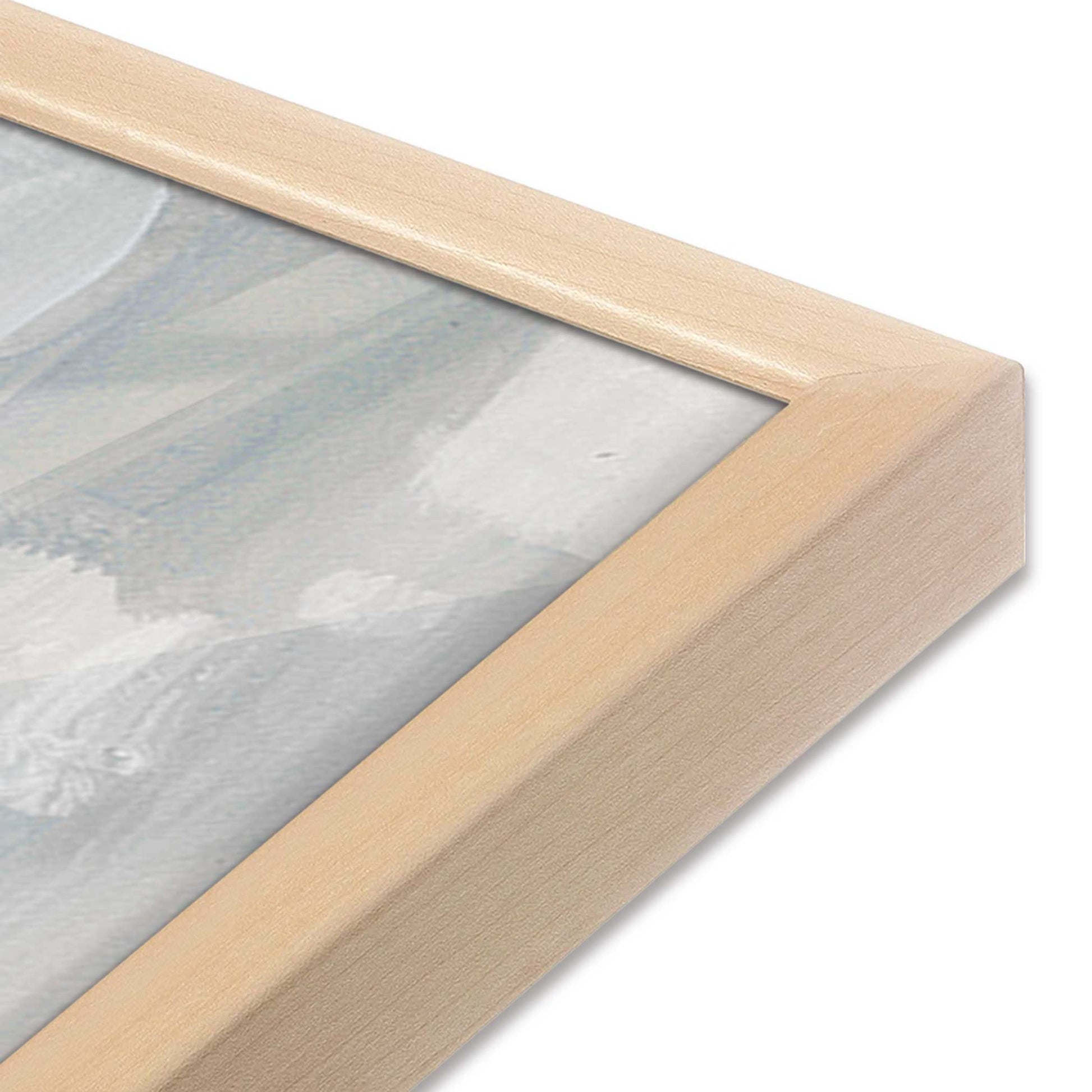 [Color:Raw Maple], Picture of art in a Raw Maple frame of the corner