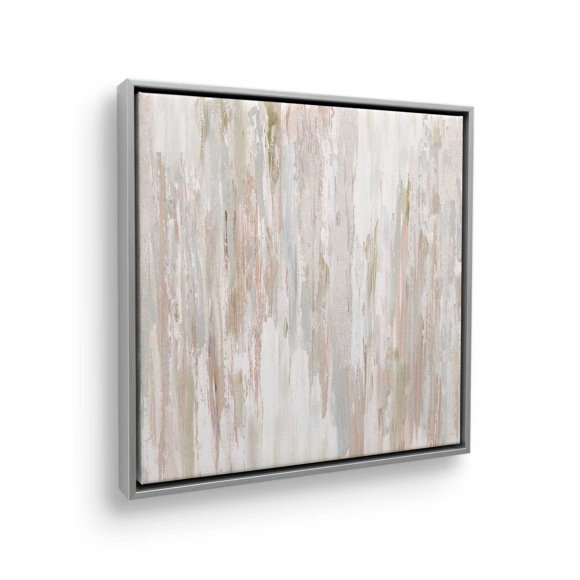 [Color:Polished Chrome], Picture of art in a Polished Chrome frame at an angle