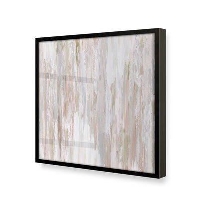 [Color:Satin Black], Picture of art in a Satin Black frame at an angle