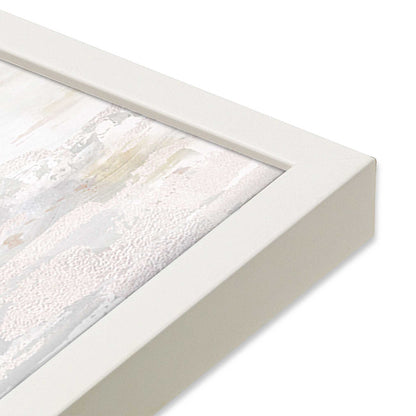 [Color:Opaque White], Picture of art in a Opaque White frame of the corner