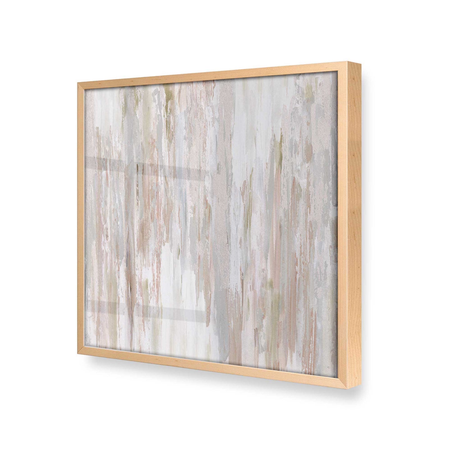 [Color:Raw Maple], Picture of art in a Raw Maple frame at an angle