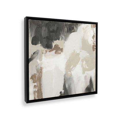 [Color:Satin Black], Picture of art in a Satin Black frame at an angle