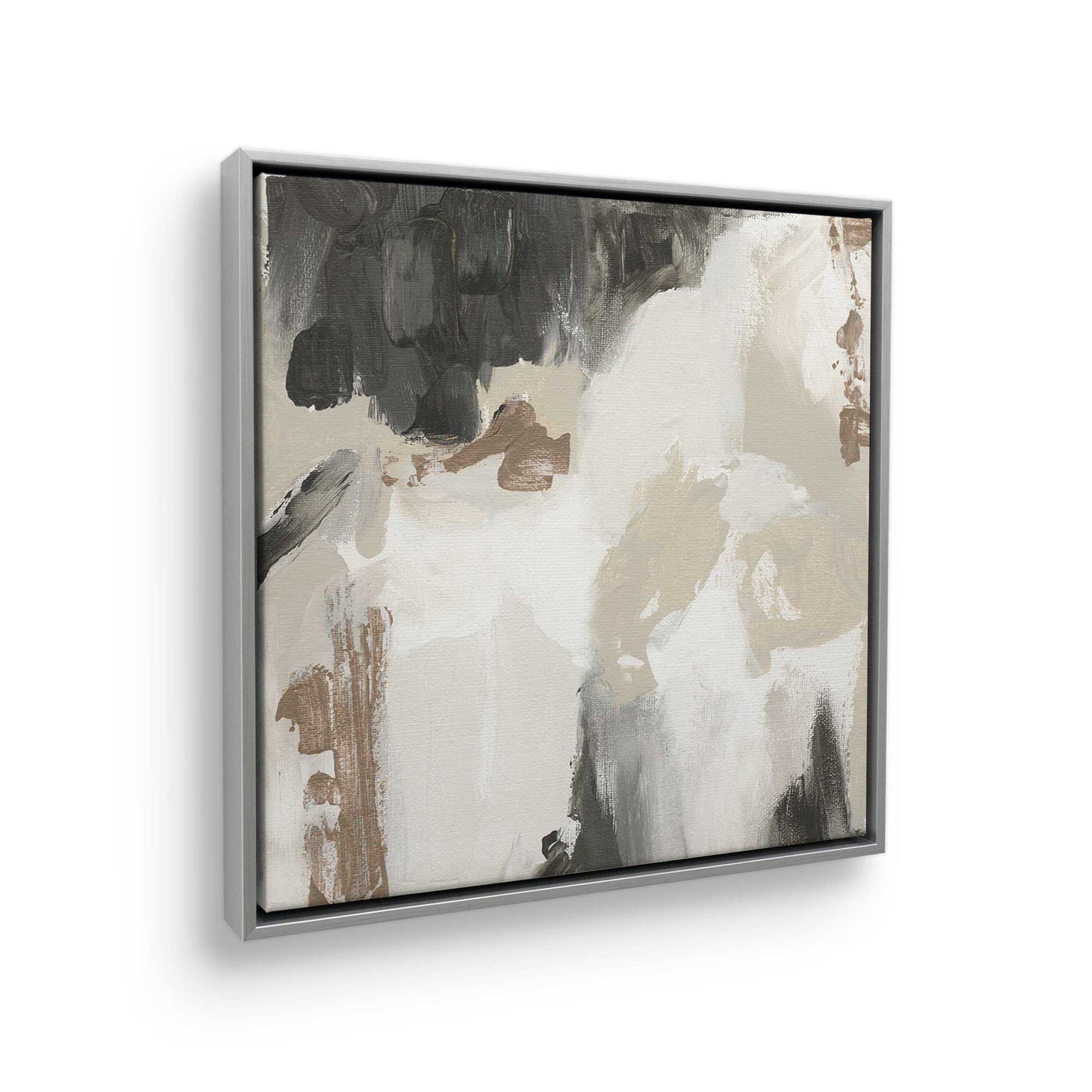 [Color:Polished Chrome], Picture of art in a Polished Chrome frame at an angle