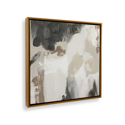 [Color:Polished Gold], Picture of art in a Polished Gold frame at an angle