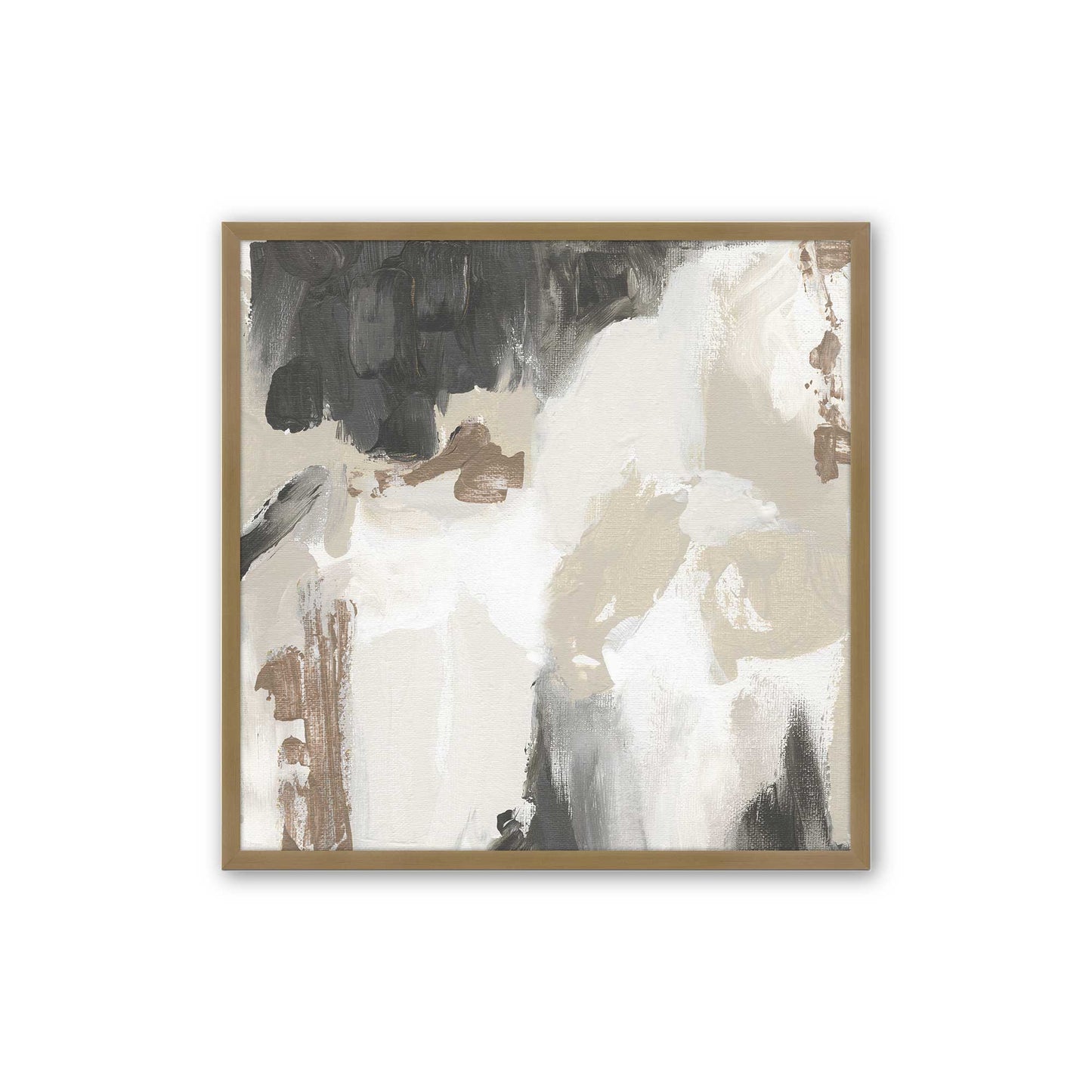 [Color:Brushed Gold], Picture of art in a Brushed Gold frame